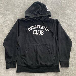 Anti Social Social Club x Undefeated Hoodie Mens Small Black Streetwear Sweater
